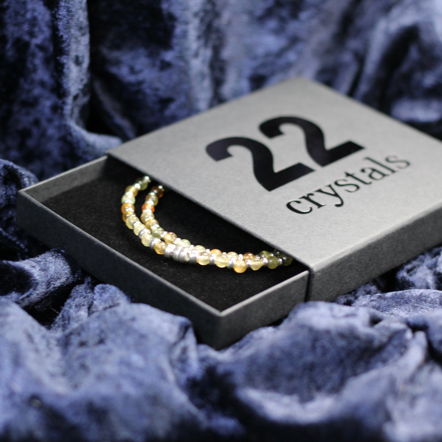 Chrysoberyl Choker Necklace With Sterling Silver & Gem Rough