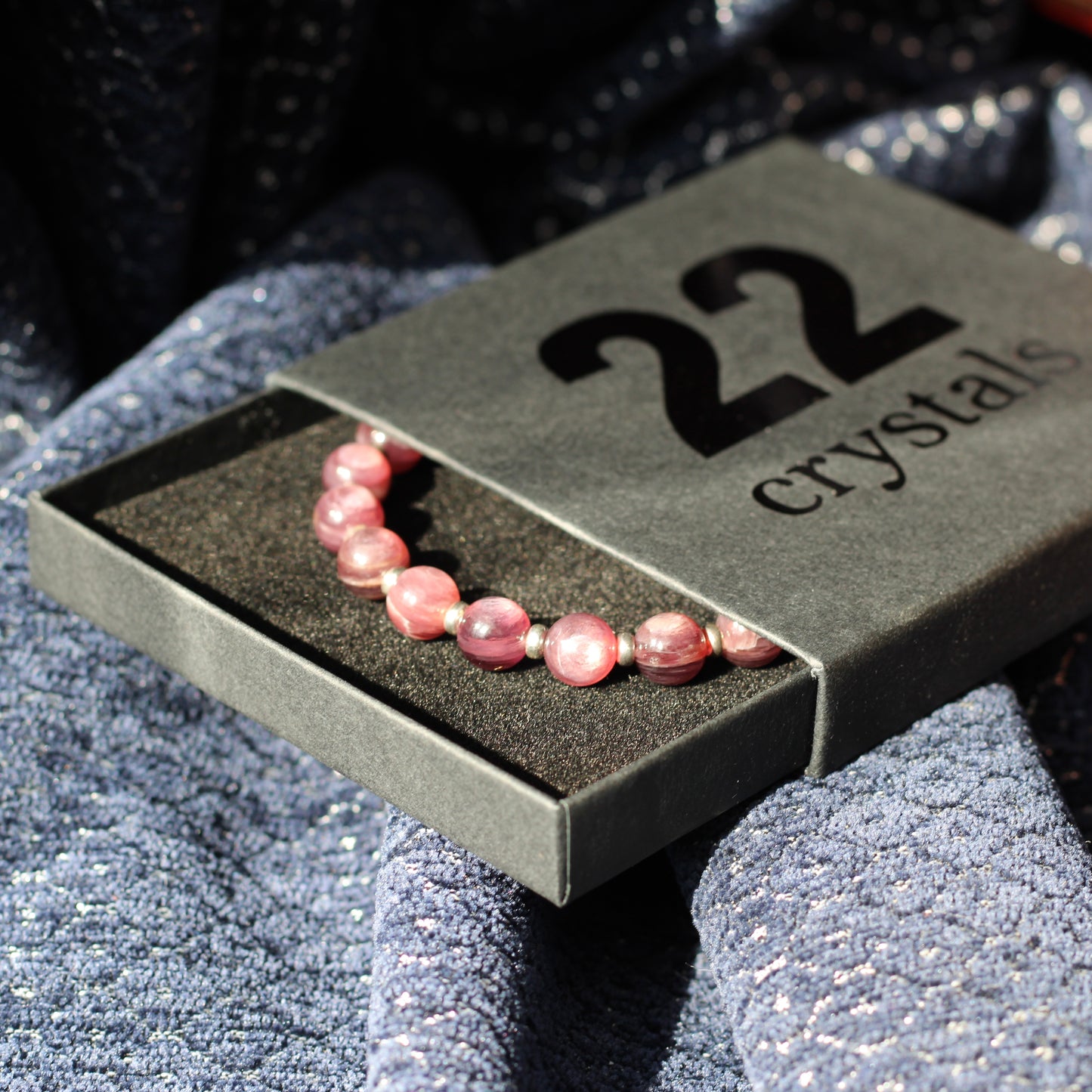 High Grade Gem Lepidolite Power Bracelet With Sterling Silver & Mica Specimen