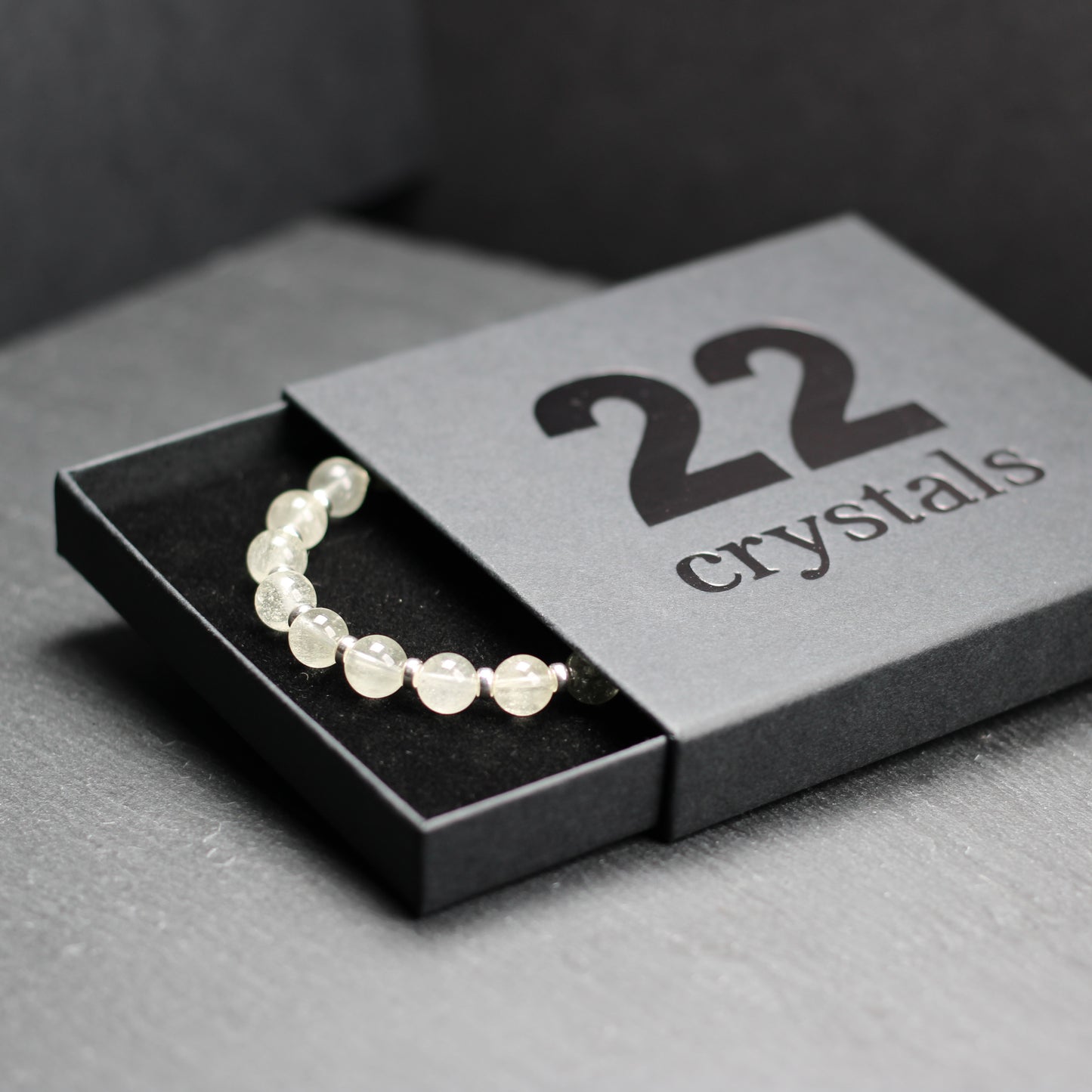 Libyan Desert Glass Power Bracelet With Sterling Silver & LDG Piece