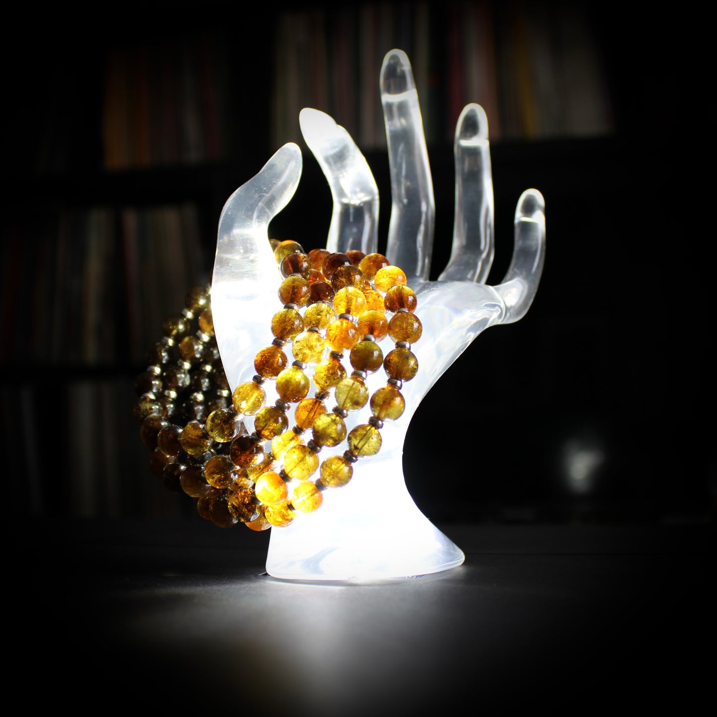Dravite Tourmaline Power Bracelet With Sterling Silver & Dravite Crystal.