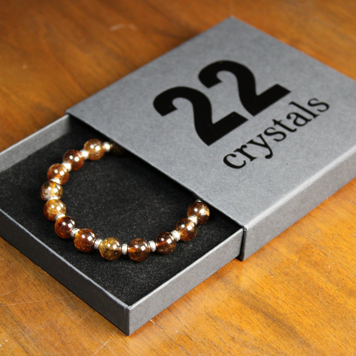 Dravite Tourmaline Power Bracelet With Sterling Silver & Dravite Crystal.