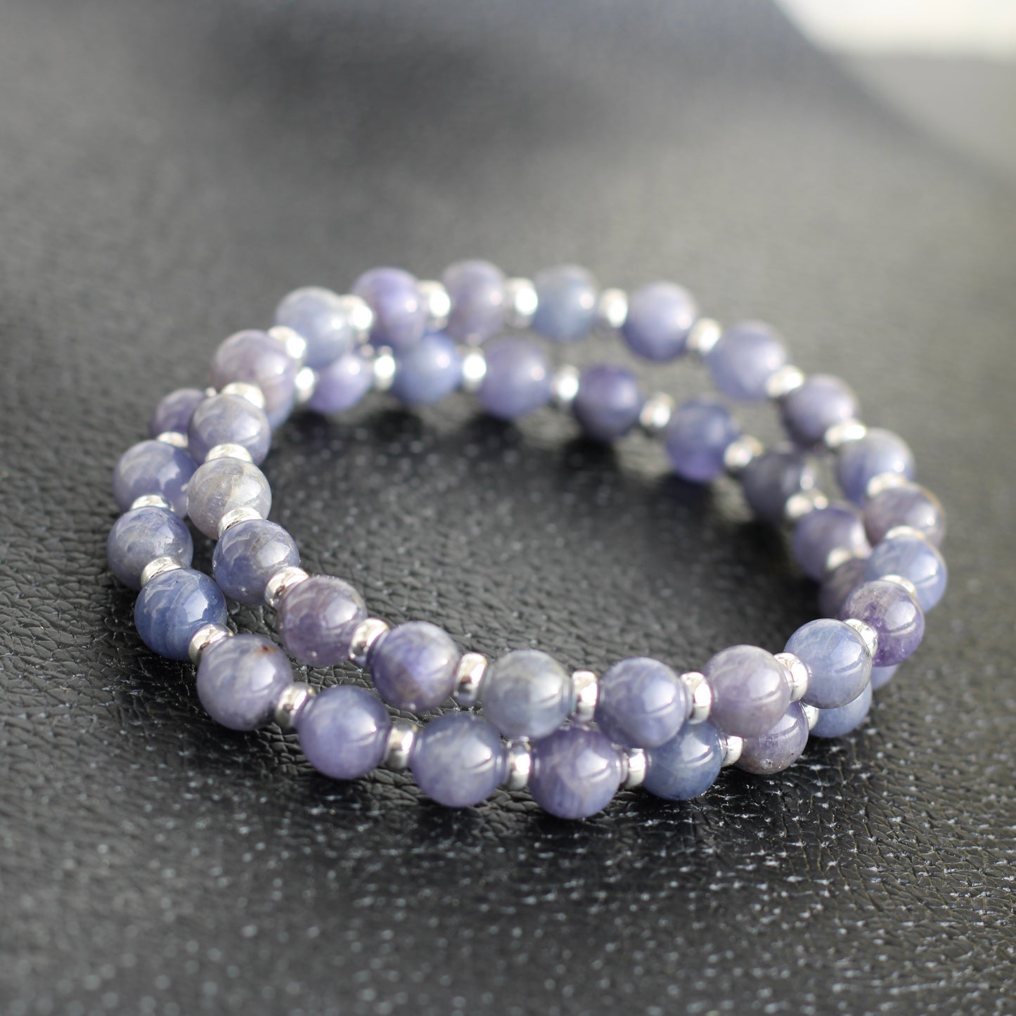 Tanzanite A Power Bracelet With Sterling Silver & Tanzanite Stone