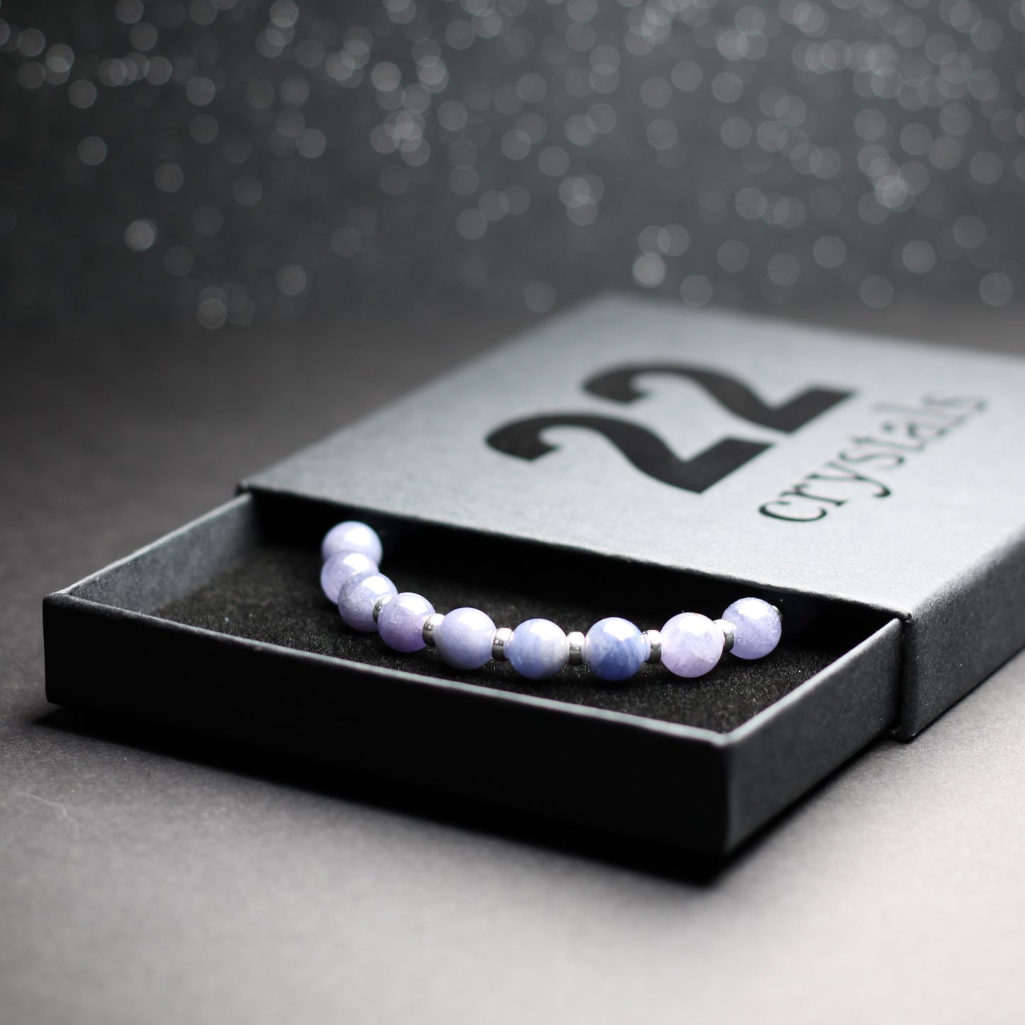 Tanzanite A Power Bracelet With Sterling Silver & Tanzanite Stone