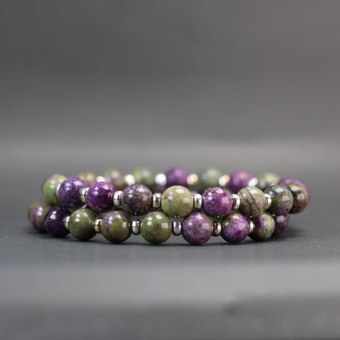 Atlantisite Power Bracelet With Sterling Silver & Tumble