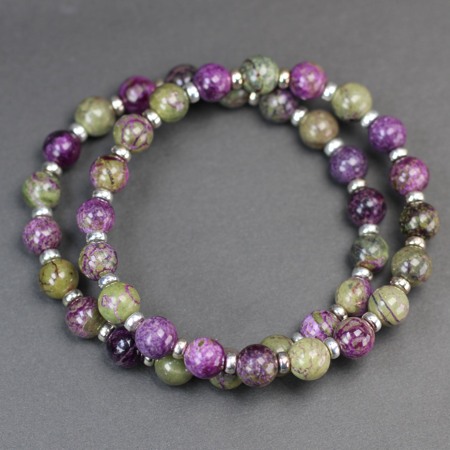 Atlantisite Power Bracelet With Sterling Silver & Tumble