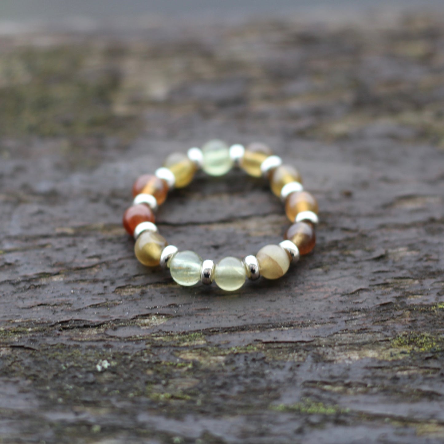 Chrysoberyl RING With Silver. Presented With A Tin, A Tag & A Herkimer Diamond