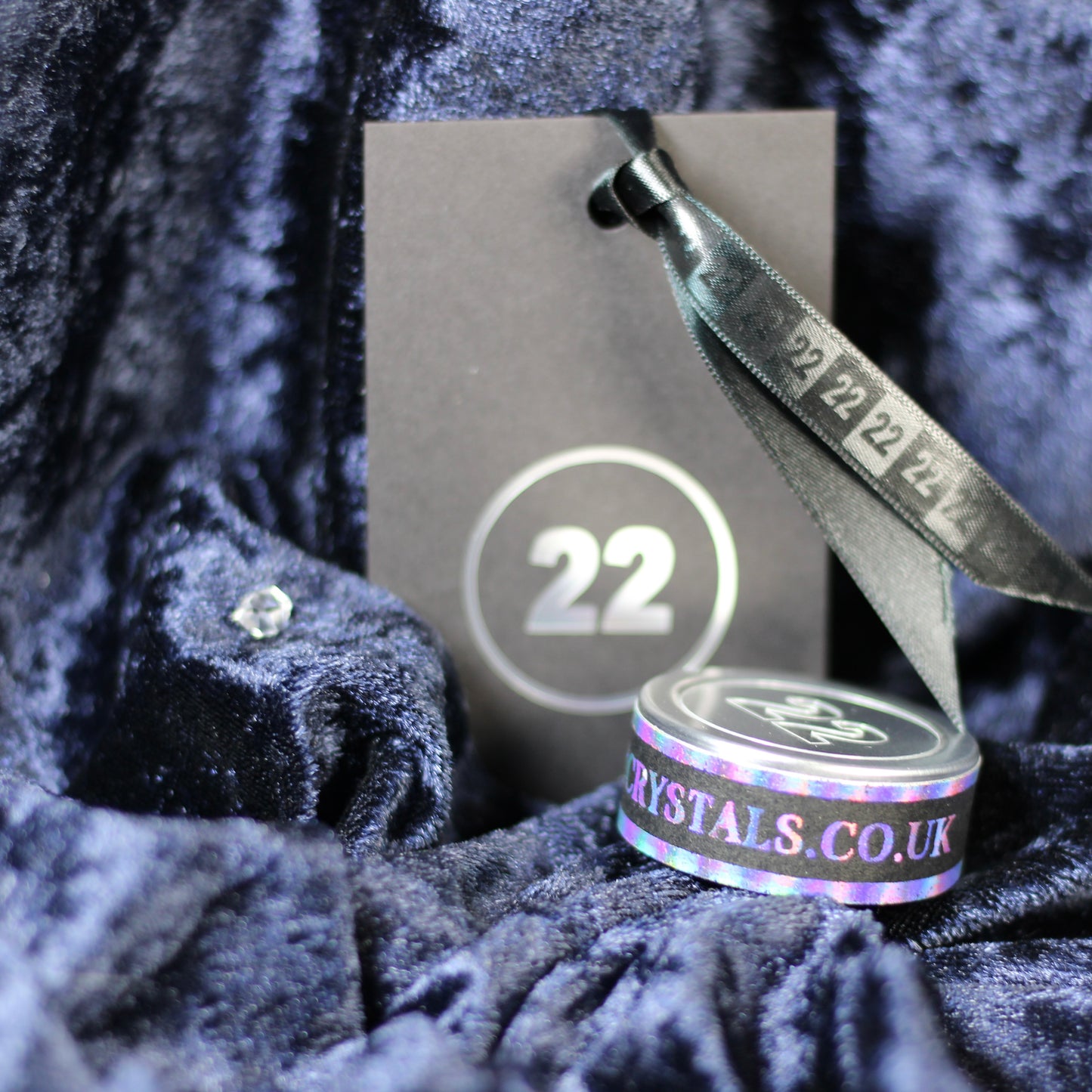 Iolite RING With Silver. Presented With A Tin, A Tag & A Herkimer Diamond