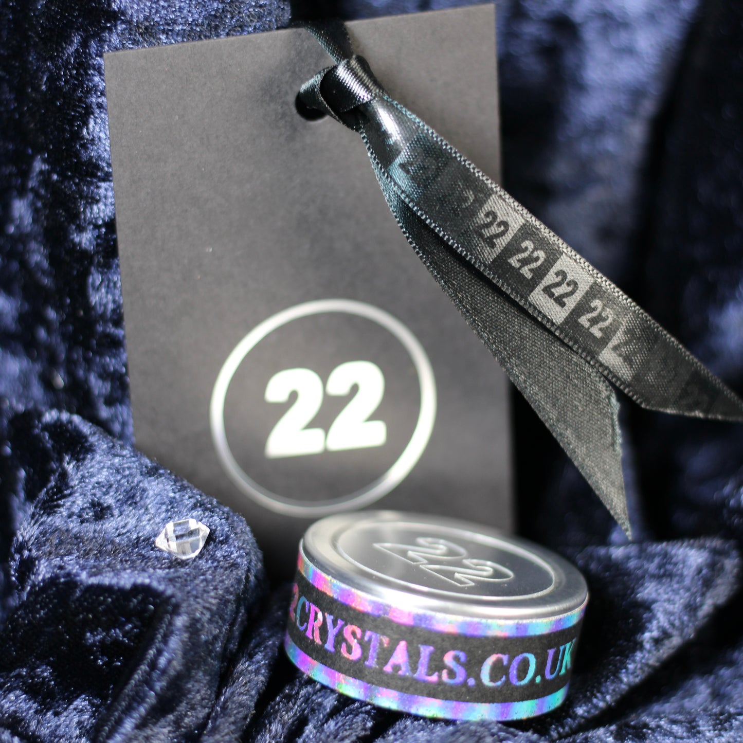 Grossular Garnet RING With Silver. Presented With A Tin, A Tag & A Herkimer Diamond