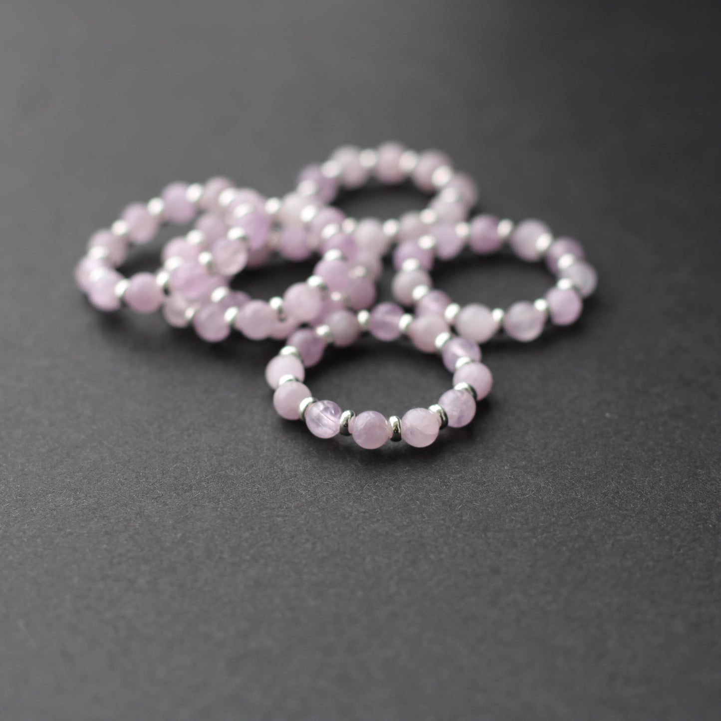 Kunzite RING With Silver. Presented With A Tin, A Tag & A Herkimer Diamond