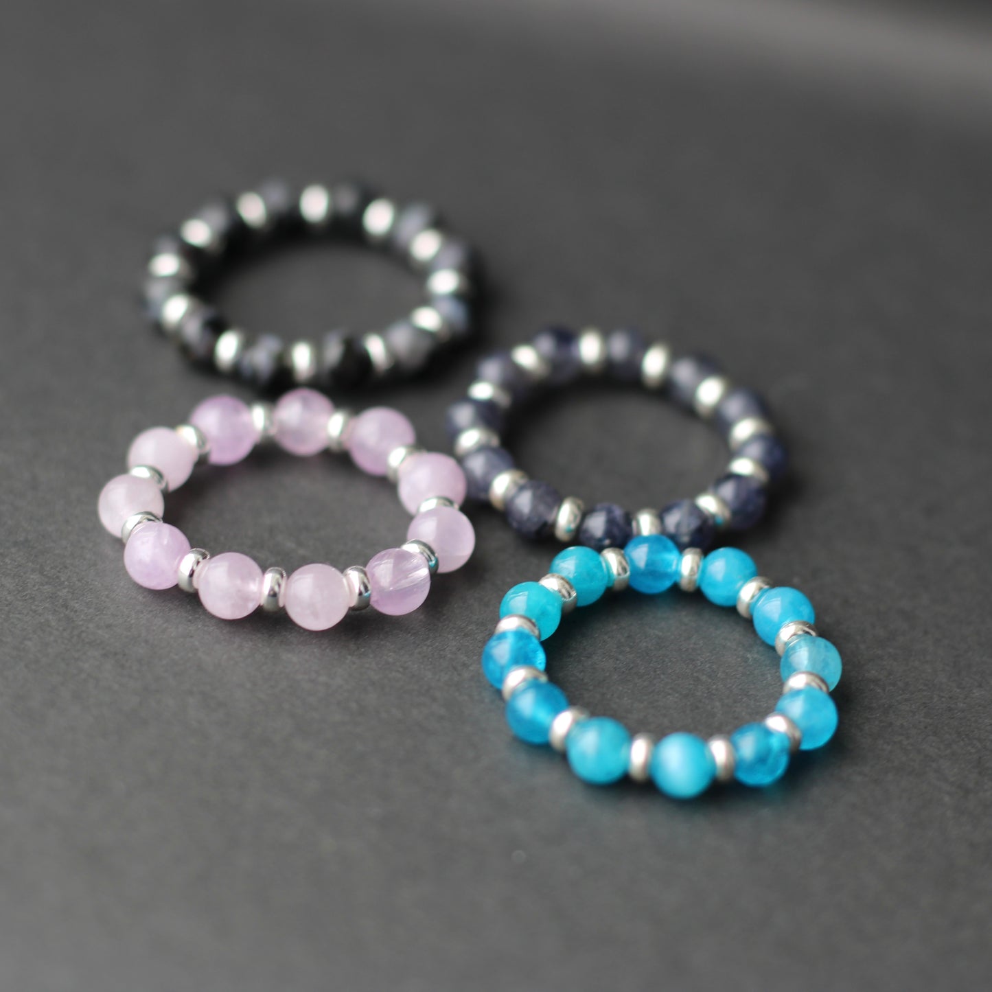 Kunzite RING With Silver. Presented With A Tin, A Tag & A Herkimer Diamond