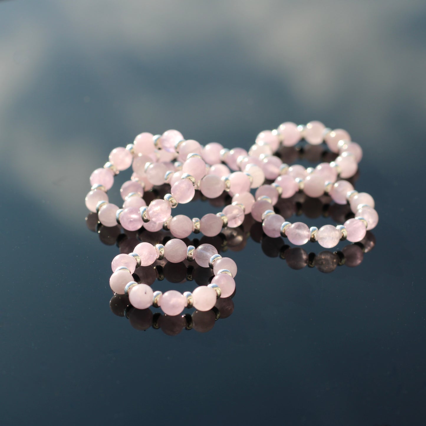 Kunzite RING With Silver. Presented With A Tin, A Tag & A Herkimer Diamond