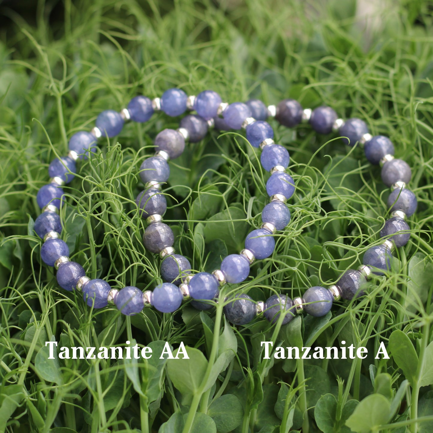 Tanzanite AA Power Bracelet With Sterling Silver & Tanzanite Stone