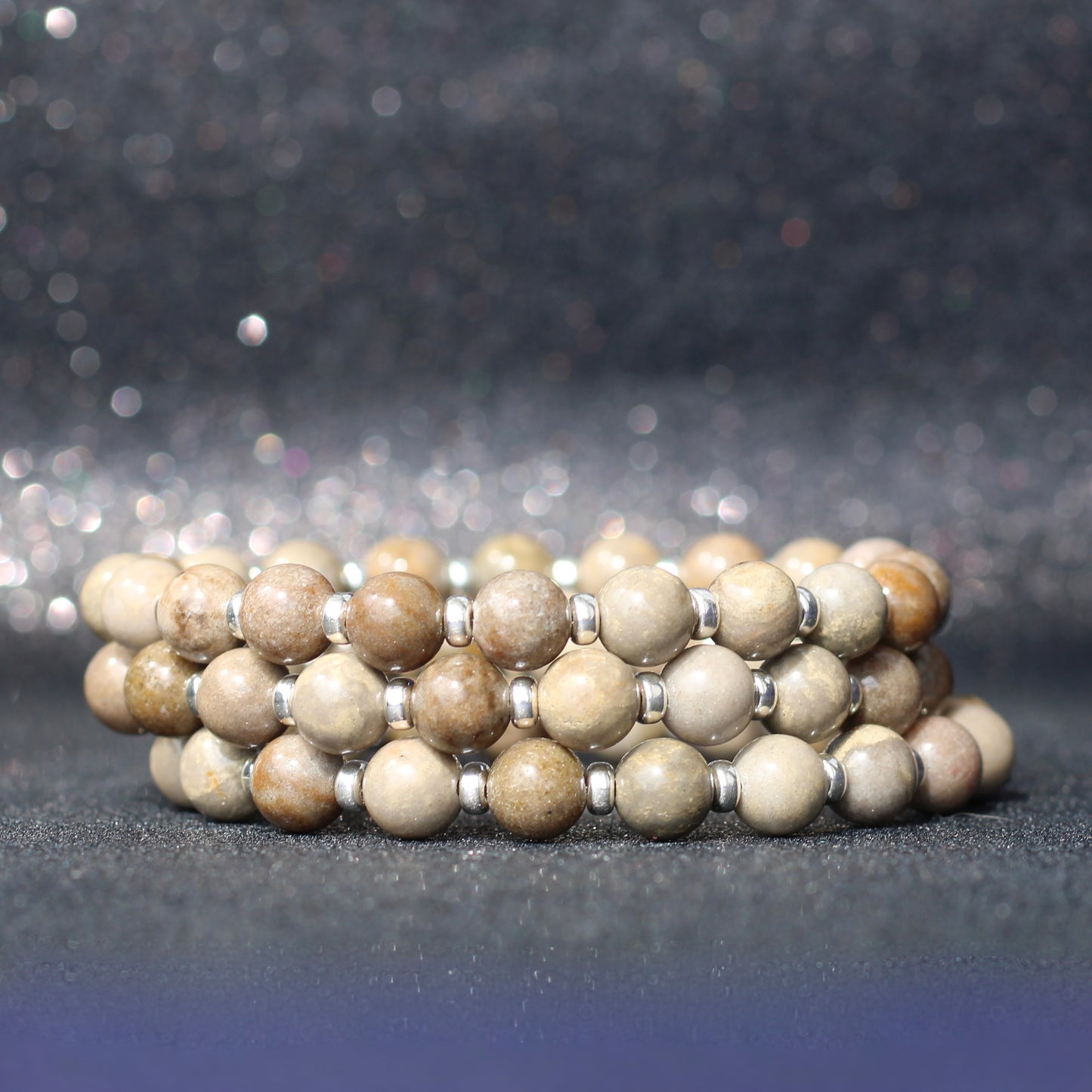 Sarsen Power Bracelet With Sterling Silver & Stonehenge Sarsen Stone
