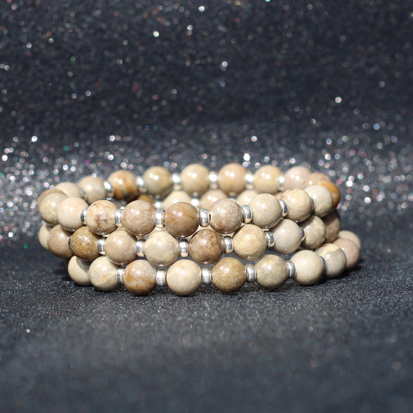 Sarsen Power Bracelet With Sterling Silver & Stonehenge Sarsen Stone