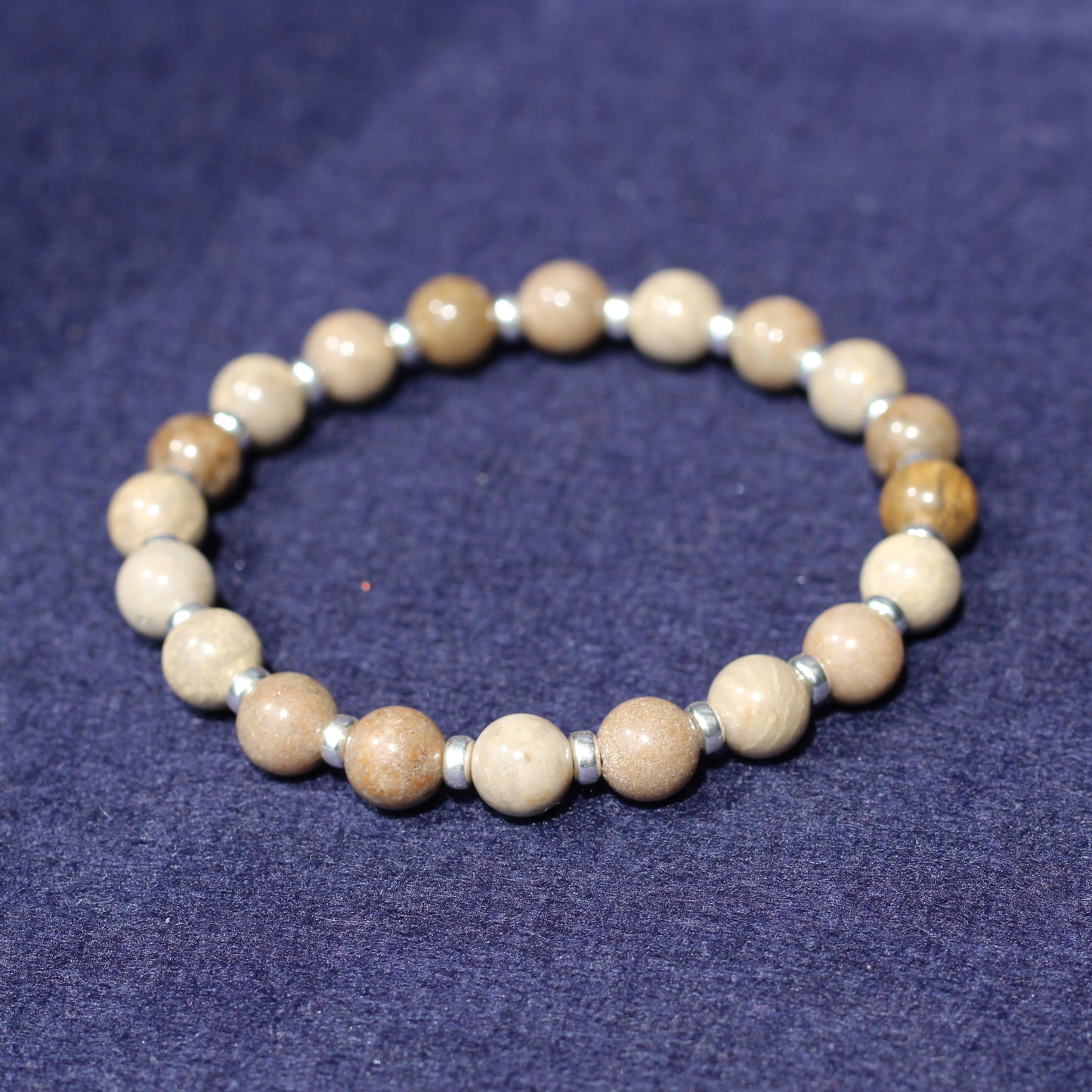 Sarsen Power Bracelet With Sterling Silver & Stonehenge Sarsen Stone