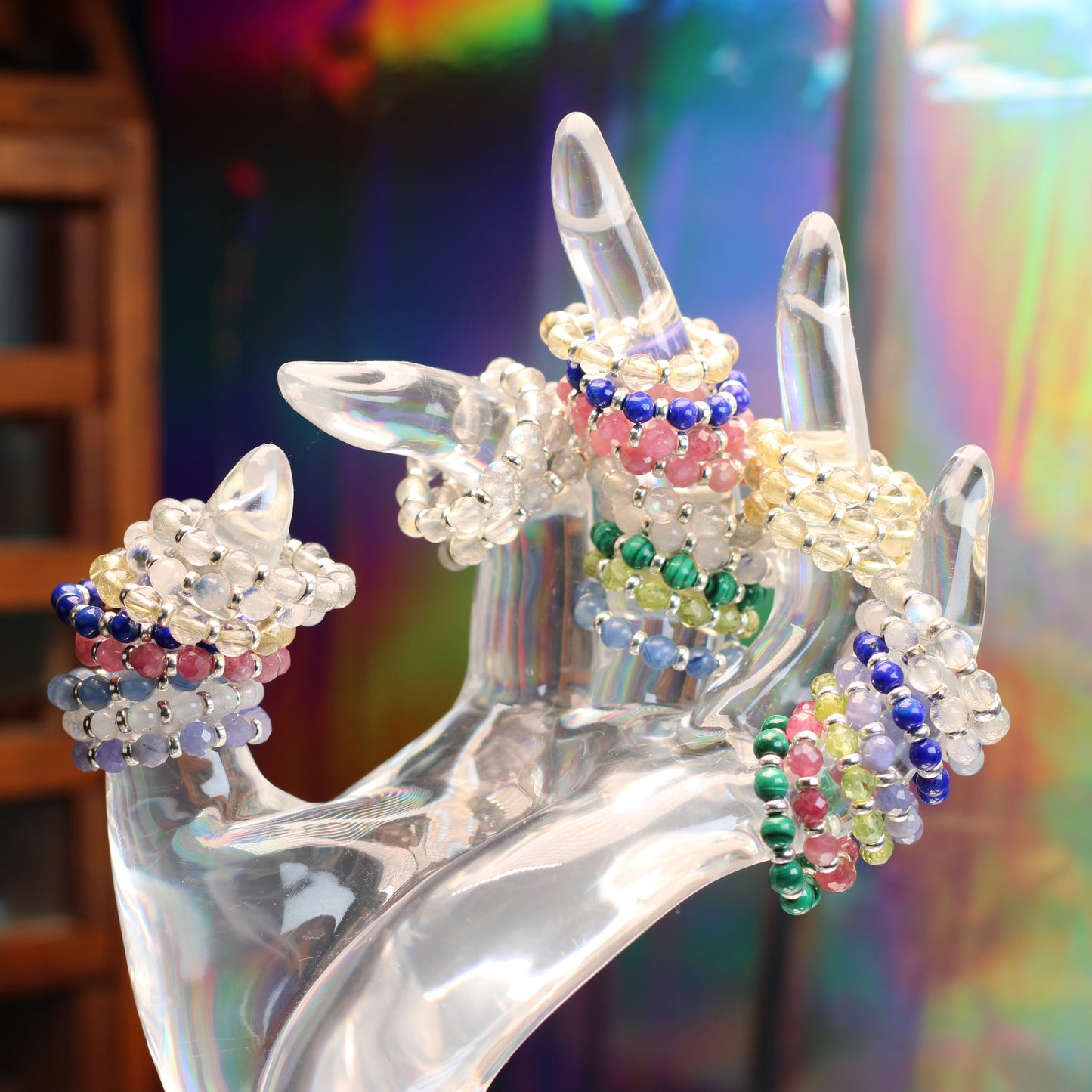 Golden Rutilated Quartz RING With Silver. Presented With A Tin, A Tag & A Herkimer Diamond