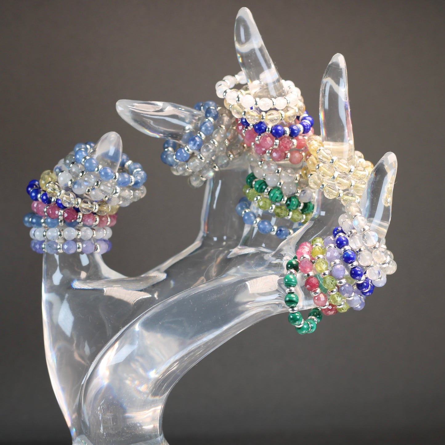 Grossular Garnet RING With Silver. Presented With A Tin, A Tag & A Herkimer Diamond