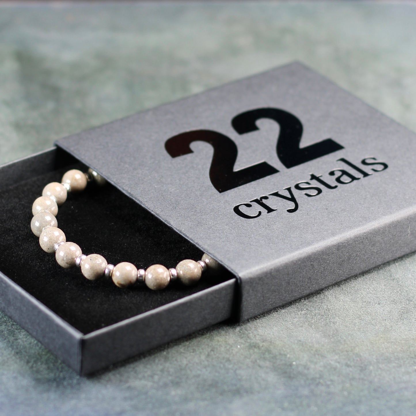 Sarsen Power Bracelet With Sterling Silver & Stonehenge Sarsen Stone