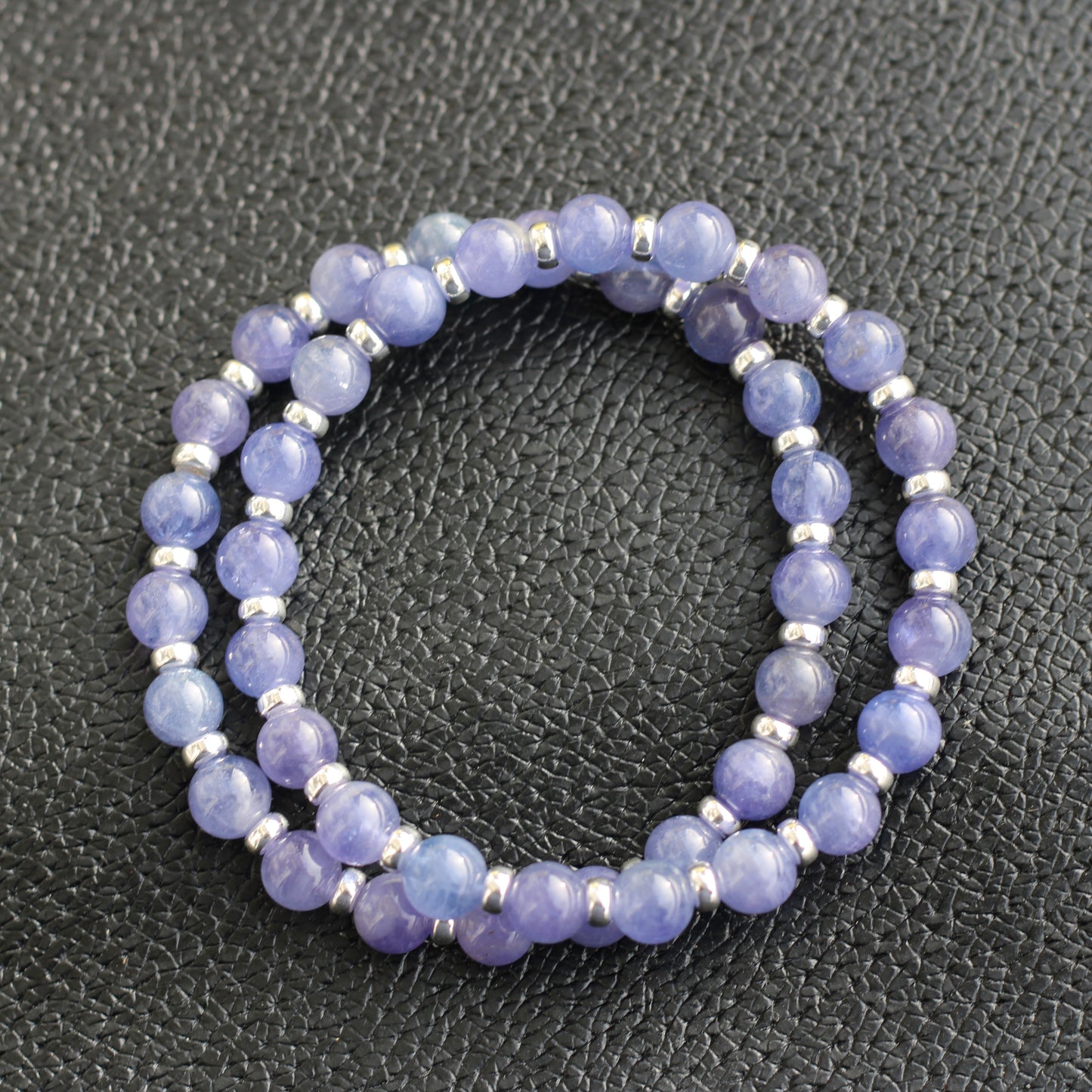 Tanzanite AA Power Bracelet With Sterling Silver & Tanzanite Stone
