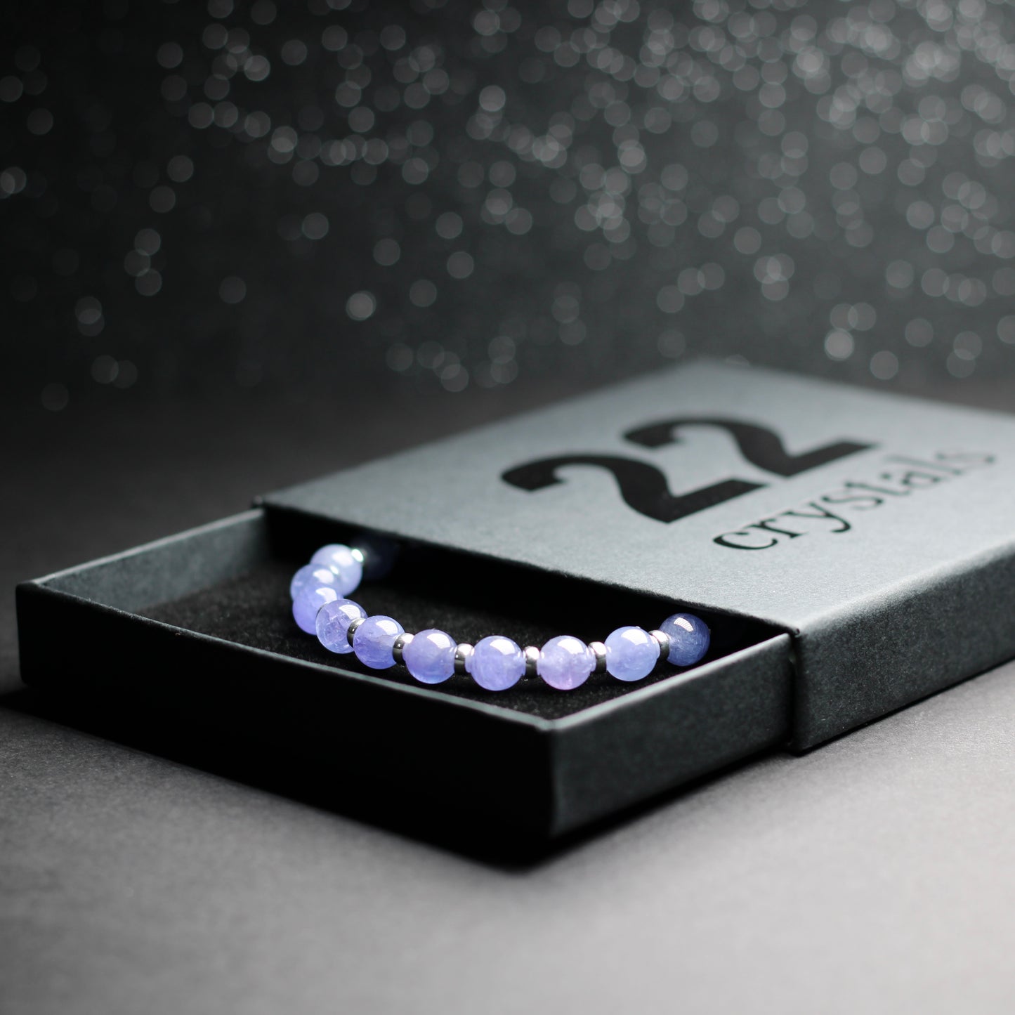 Tanzanite AA Power Bracelet With Sterling Silver & Tanzanite Stone